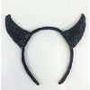 Bristol Novelty Ba447 Teufelhörner Devil Horns Sequin Black, Womens, One
