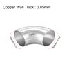 sourcing map Stainless Steel 304 Pipe Fitting Long Radius 90