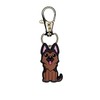 German Shepherd Zipper Charm Set of 2 Badge Reel Accent