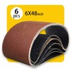 6 x 48 Inch 240 Grit Sanding Belt | Premium