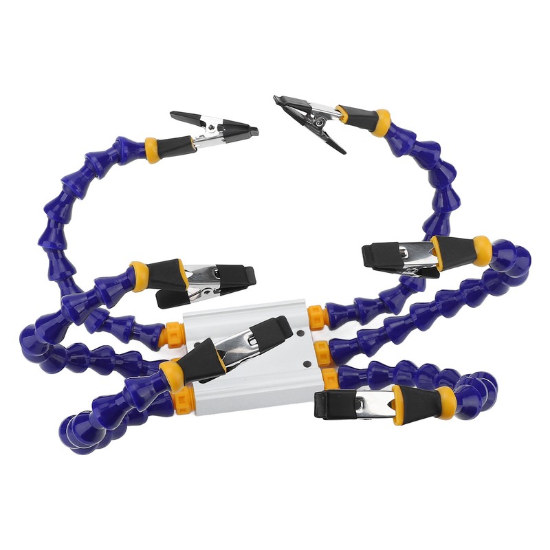 Soldering Helping Hands ABS Flexible Arm Aluminum Alloy Base Third