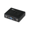Rattock System, VGA Computer Switcher, For 2 PCs, 2 Monitors,