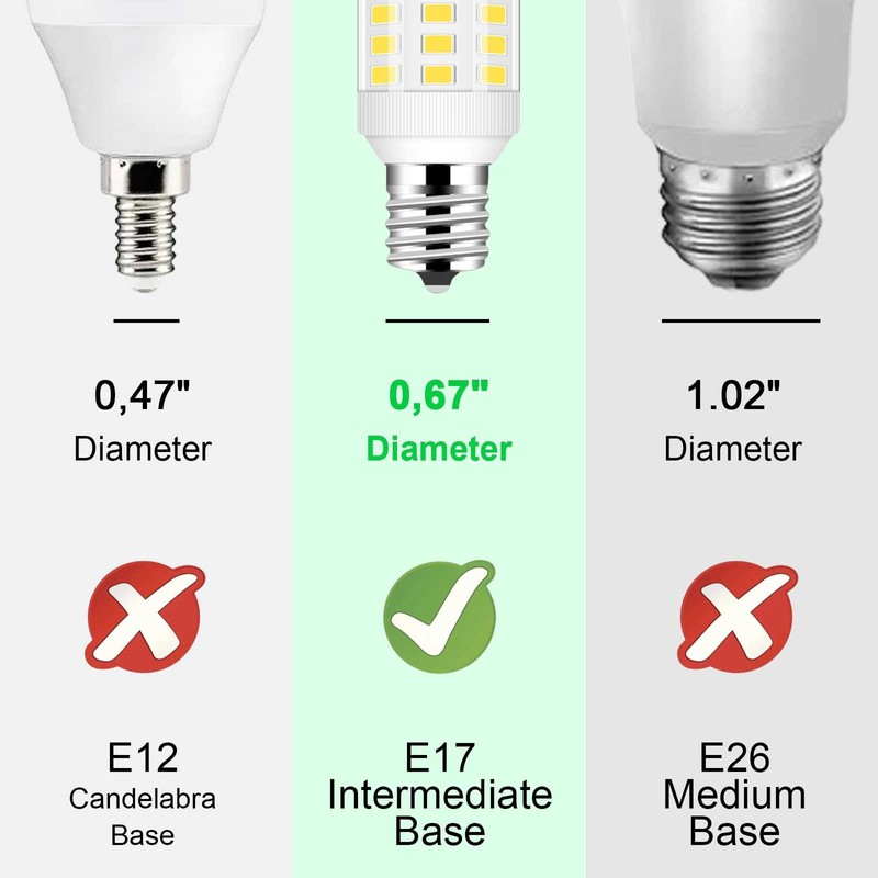 E17 LED Bulb 6W, kei d28k 4w kel2812 freezer bulb