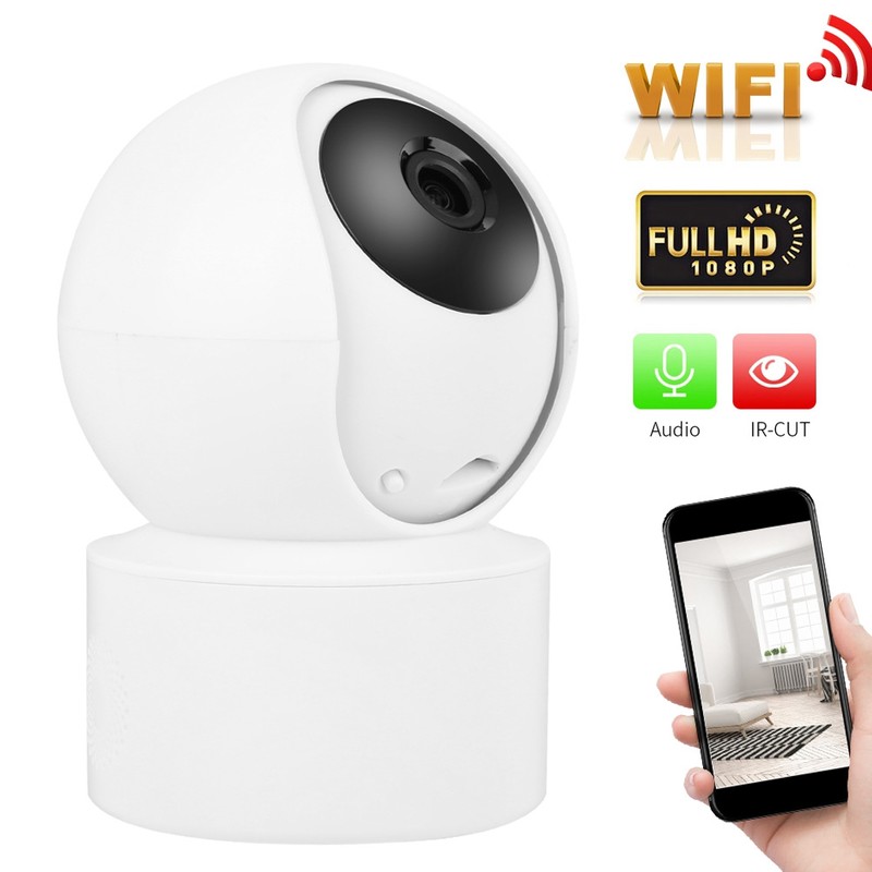 1080P Camera Wireless AI Motion Track Night Vision 2‑Way Intercom