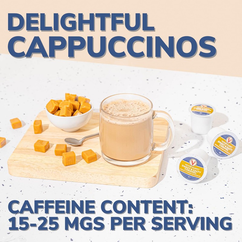 Victor Allen's Coffee French Vanilla Cappuccino, 12 Count, Single Serve