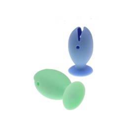 NC 6-Piece Silicone Travel Toothbrush Cover Case with Suction Cap, Toothbrush Holder for Kids, Portable, Durable, Blue, Green