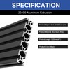 Seekliny 2Pack 20100 T Slot Aluminum Extrusion 1220mm 48 inch