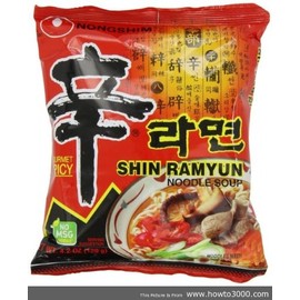 Nong Shim Shin Noodle Ramyun Ramen Spicy Picante 20 - 4.2oz Pk