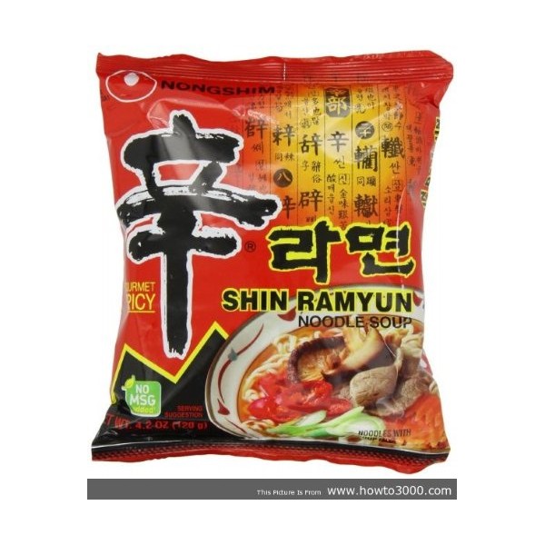 Nong Shim Shin Noodle Ramyun Ramen Spicy Picante 20 - 4.2oz Pk