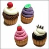 New Omul Creation Cupcake Soap (4 types per set of 10 individual pieces) Strawberry Cupcakes for 10
