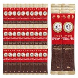 Pungnyeonbogam 6-year-old Korean red ginseng extract Balance Time, 10g, 270 pieces / 풍년보감 6년근 고려홍삼정 밸런스타임, 10g, 270개