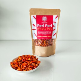 40g Organic Piri Piri Peri Peri Spice Hot Chilli Pepper Whole Pod from Portugal African bird's eye