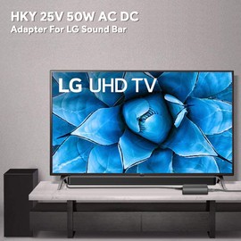 HKY 25V AC DC Adapter Compatible with LG SN6Y SN7Y SN7R SN8YG SN5Y SLM6Y SLM4R SLM3D SD6 SNC4R GX SLM5Y SP7Y SP8YA Sound Bar LG Musicflow SJ4 SJ4Y SJC8 SJ5 SJ5Y Power Supply Cord Cable Battery Charger