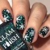 Whats Up Nails Silver Jolly Snowflakes Stencils for Nails, Christmas
