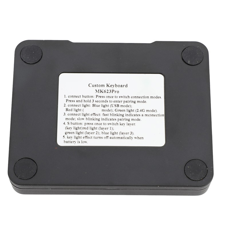 6 Key Gaming Keyboard Wired USB 2.4G Bluetooth Macro Programming