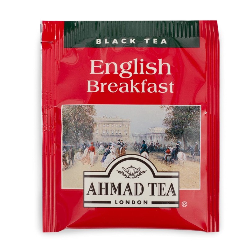 Ahmad Tea Black Tea, English Breakfast Teabags individually wrapped in