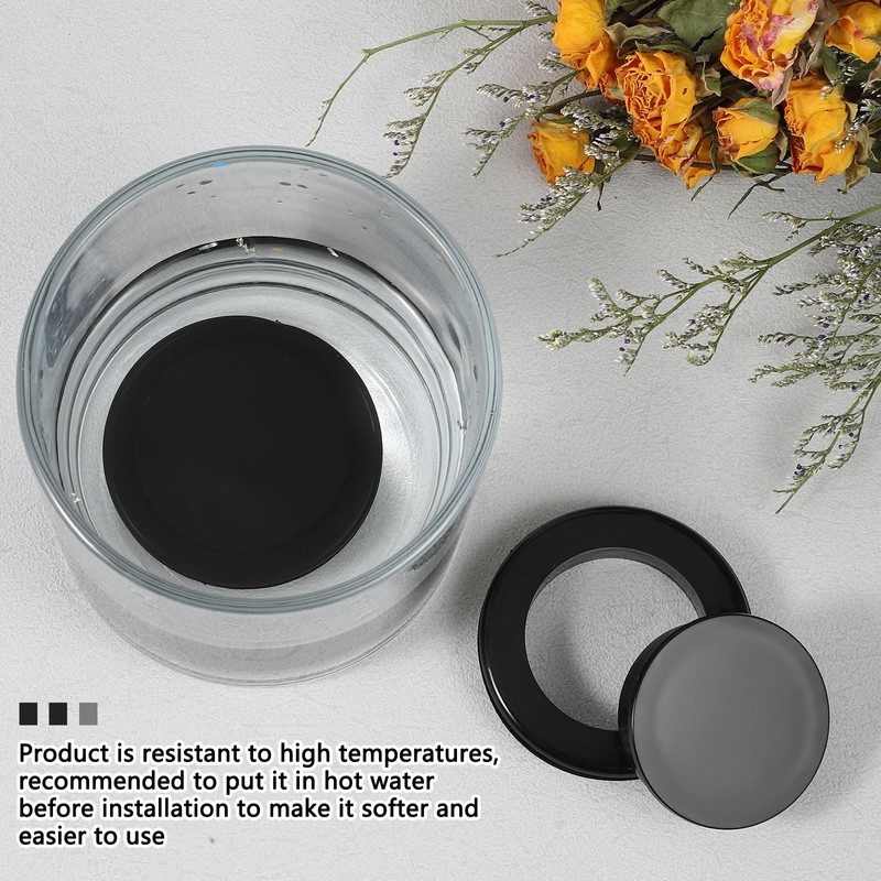 2 Pieces Silicone Patio Table Umbrella Hole Ring Plug and