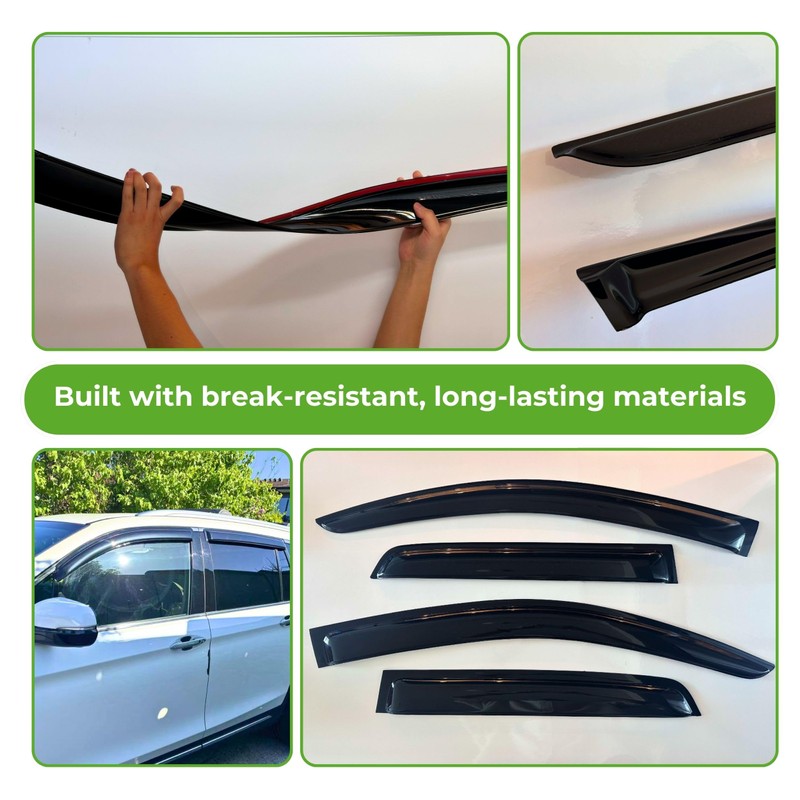 IG Window Visor for Acura RSX 2002-2006, Rain Guard Tape-On