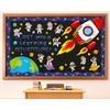 Justforjoyful Outer Space Astronaut Bulletin Board Decorations Space Theme Classroom