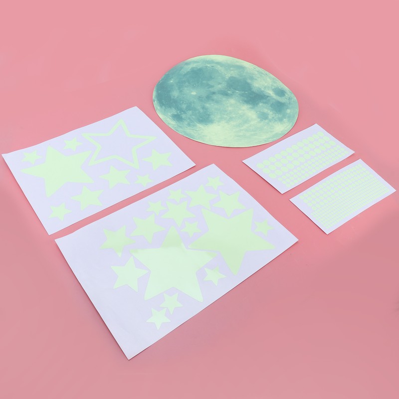 PVC Self Adhesive Wall Sticker Luminous Fluorescent Wall Decals for