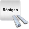 Türschilder24 XXL Door Sign 125 x 125 mm X-Ray 1.5