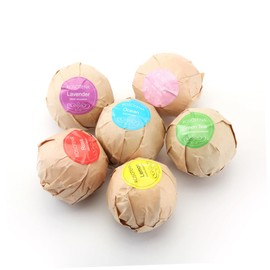 minkissy Luxury Bath Balls 6 Pack Handmade Bubble for Relaxation and Exfoliating Natural Epsom Salt Vegan Non-toxic for Spa-like Experience