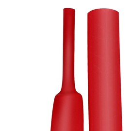 Purple-fox 3:1 Heat Shrink Tubing Adhesive-Lined Heat Shrinkable Tube Waterproof Insulation Sealing DIY Red (Dia 3/16(4.8mm))