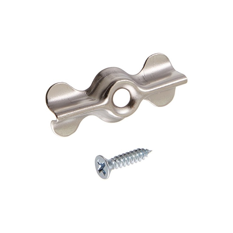Slide-Co 181874 Double Wing Flush Clips, Zinc Plated