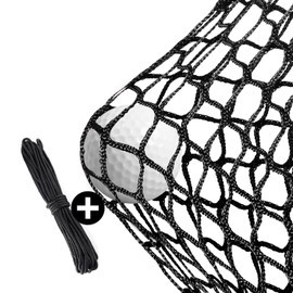 Practice Golf Nets for Practice, Black (10x10 ft) - Ideal for Golf, Hockey, Baseball - Sports Netting, Impact Equipment - Perfect for Backyard Driving, Chipping, Hitting, Pitching Simulators