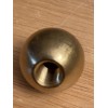 BALL 1 1/8 UNFINISHED BRASS BALL WITH 3/8" THREADED HOLE