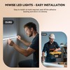 MIWISE COB LED Strip,2700K Warm White 20ft/6.1m,Dimmable Super Bright 24V