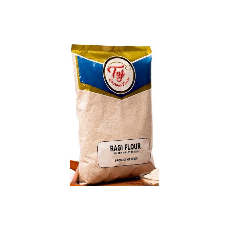 TAJ Ragi Flour, Finger Millet Flour, 2 Pounds