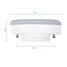 Light Galaxy ... Ihr Lichtlieferant GX53 LED CCT 3000k Warm White 8W 720lm Non-Dimmable Quantity: 6 Pieces