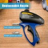 Flylin Pneumatic Sand Blaster, Portable Hand Held ABS Abrasive Sand