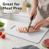 2PCS 15cmx25cm Small Chopping Board,Plastic Chopping Board(White)