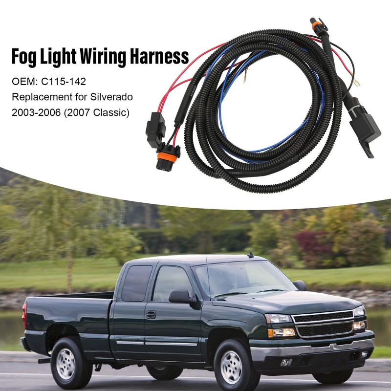 Fog Light Wiring Harness Plug C115‑142 Fog Light Accessory Replacement