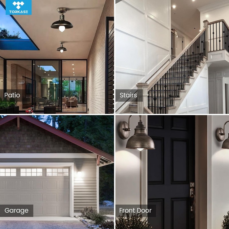 Motion Sensor Light Bulbs, 13W (100Watt Equivalent), Motion Activated Dusk
