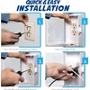 Outlet Cover Box Baby Proof (transparente, 1 paquete)