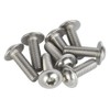 M6-1.0 x 12mm Flange Button Head Socket Cap Screws, Stainless