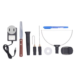 9Pcs Electric Foam Cutter Fast Heating Clean Smoothly Cutting Hot Wire Foam Cutting Pen Kit AC 100‑240V US Plug