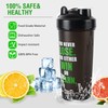 Protein Shaker Bottle 20oz Blender Cup BPA-Free Leak Proof for