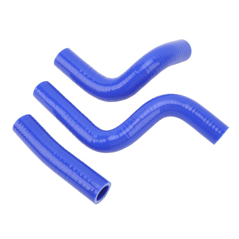 3PCS Silicone Radiator Coolant Hose Pipe Kit Stable Connection Leak