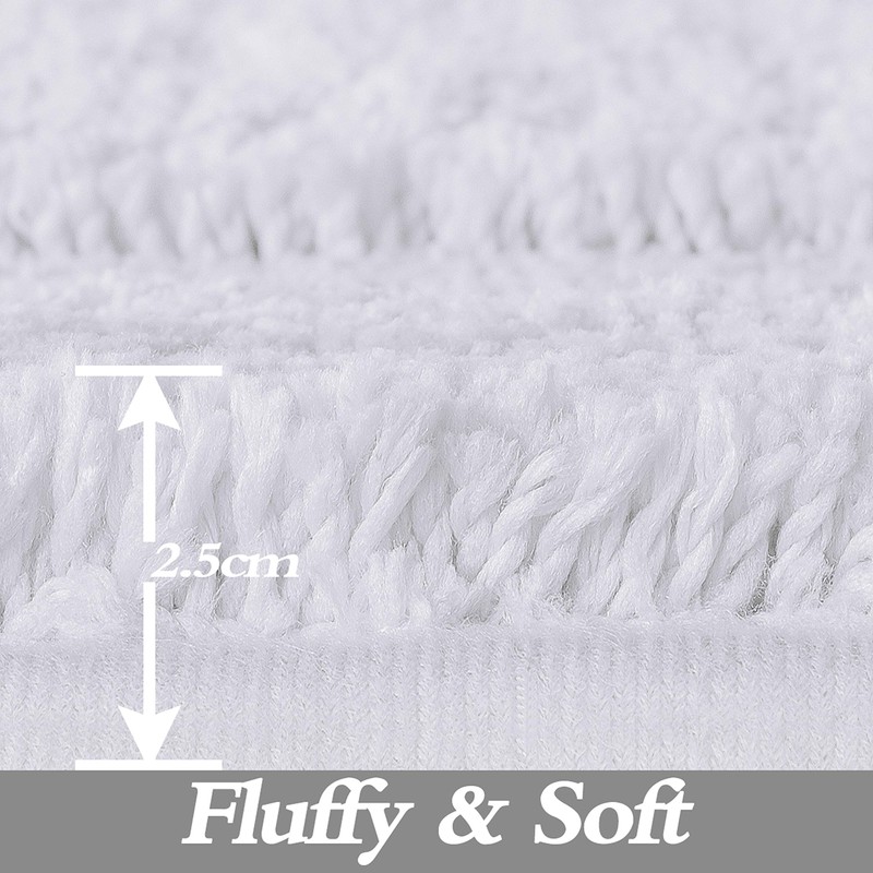 TOMORO Non-Slip Bathroom Rug Super Absorbent Bath Mat Extra Soft