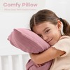 Comfy Cubs Toddler Pillow with Soft Muslin Pillowcase, 13"x18" (2