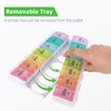 Spanish Pill Organizer 7 Weekly Two Times per Day AM