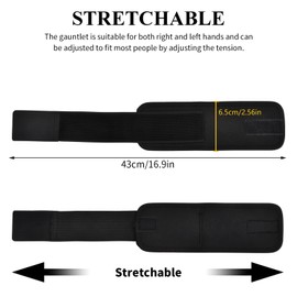 Hoxfly 2 Pcs Wrist Wraps Straps, Adjustable Wrist Compression Strap, Breathable Elastic Wrist Support Brace for Gym Fitness Weightlifting Basketball Tennis Strength Training