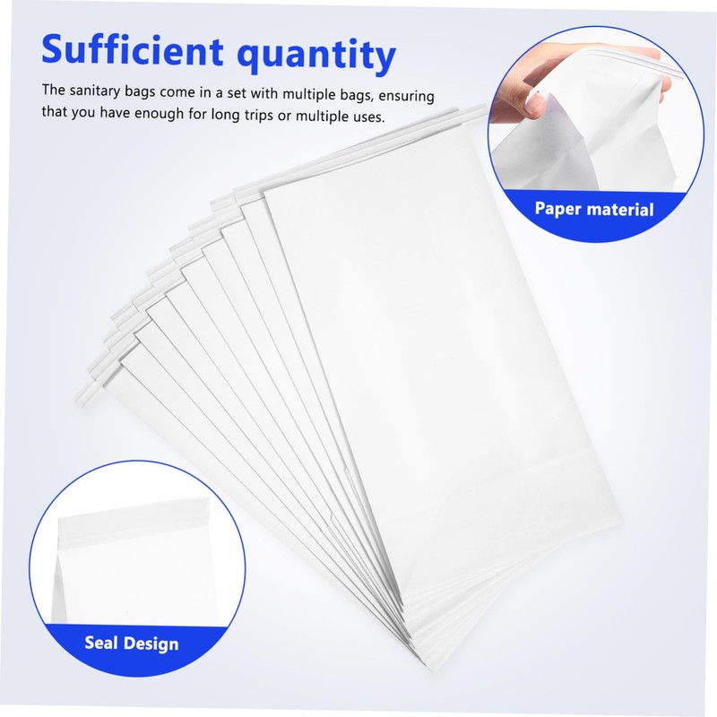 COHEALI 50 Pcs Vomit Bags for Car Airplane Travel Disposable