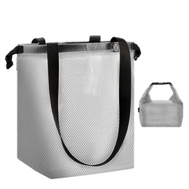 Sauna Bag, Spa Bag, Waterproof, Large Capacity, 2 Way, Wet Towel, Lightweight, Compact, Quick Drying, EVA Material, Pool, Gym, Hot Springs (Black, XL)