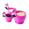 Joie Kitchen Gadgets 16716 Flamingo Measuring Cups 3pc Set, Plastic,