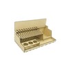 HobbyHold Wooden Organiser: 97 Slot Tool/Brush Holder for Model Making,